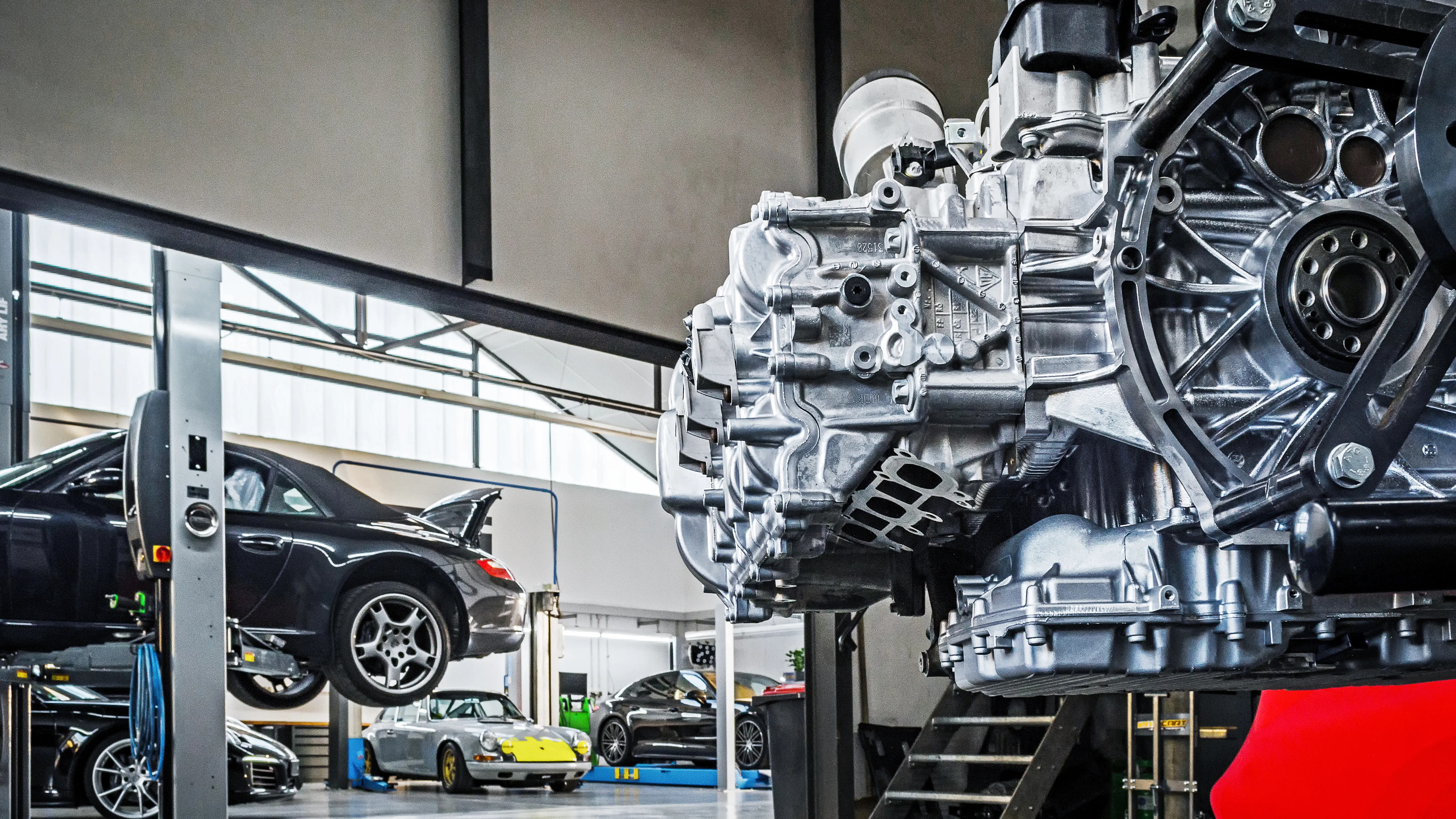Luftgekühlter Sechszylinder-Boxermotor eines Klassikers