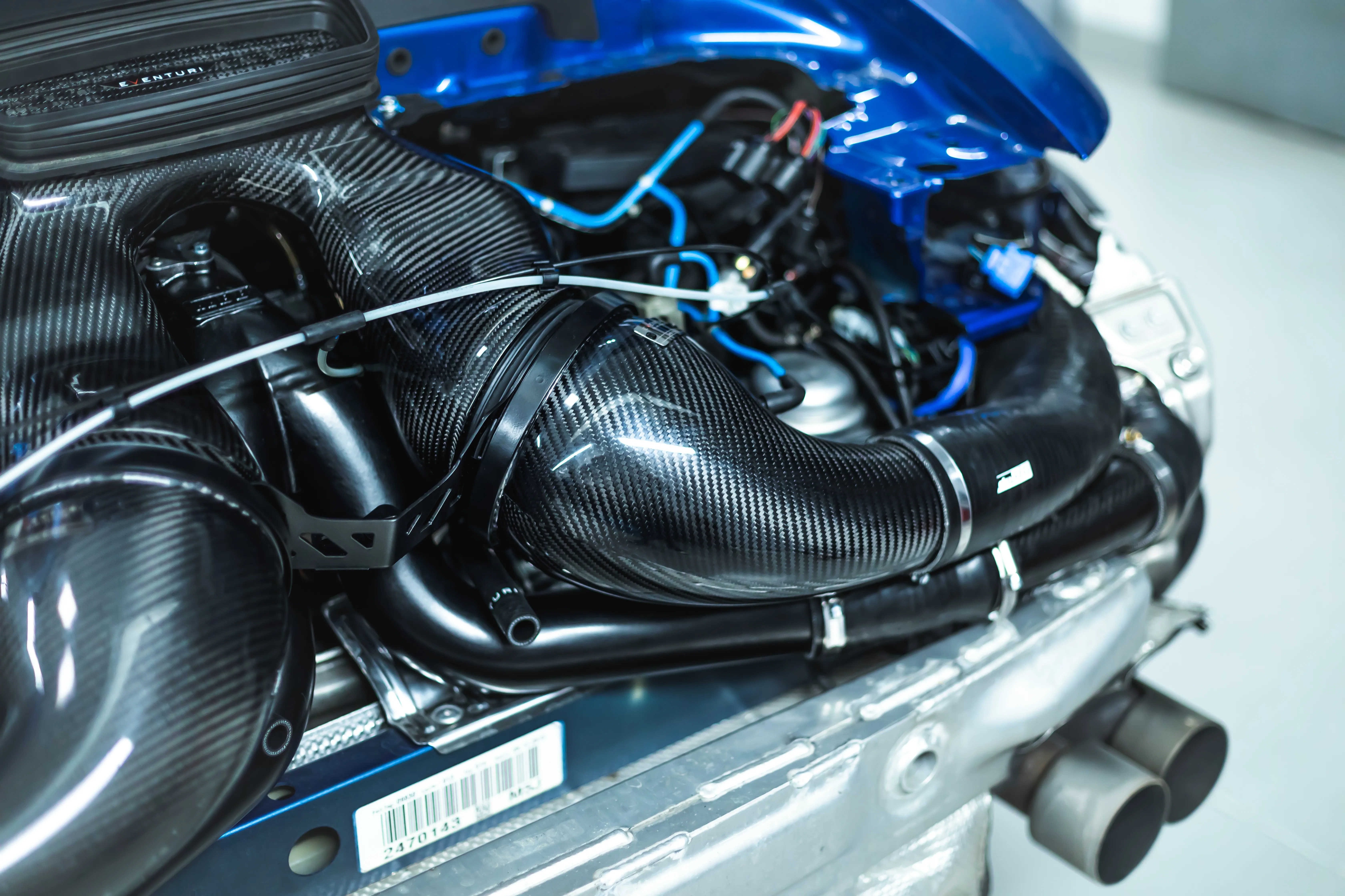 Porsche 911 991.2 Turbo S Carbon Ansaugrohre Eventuri