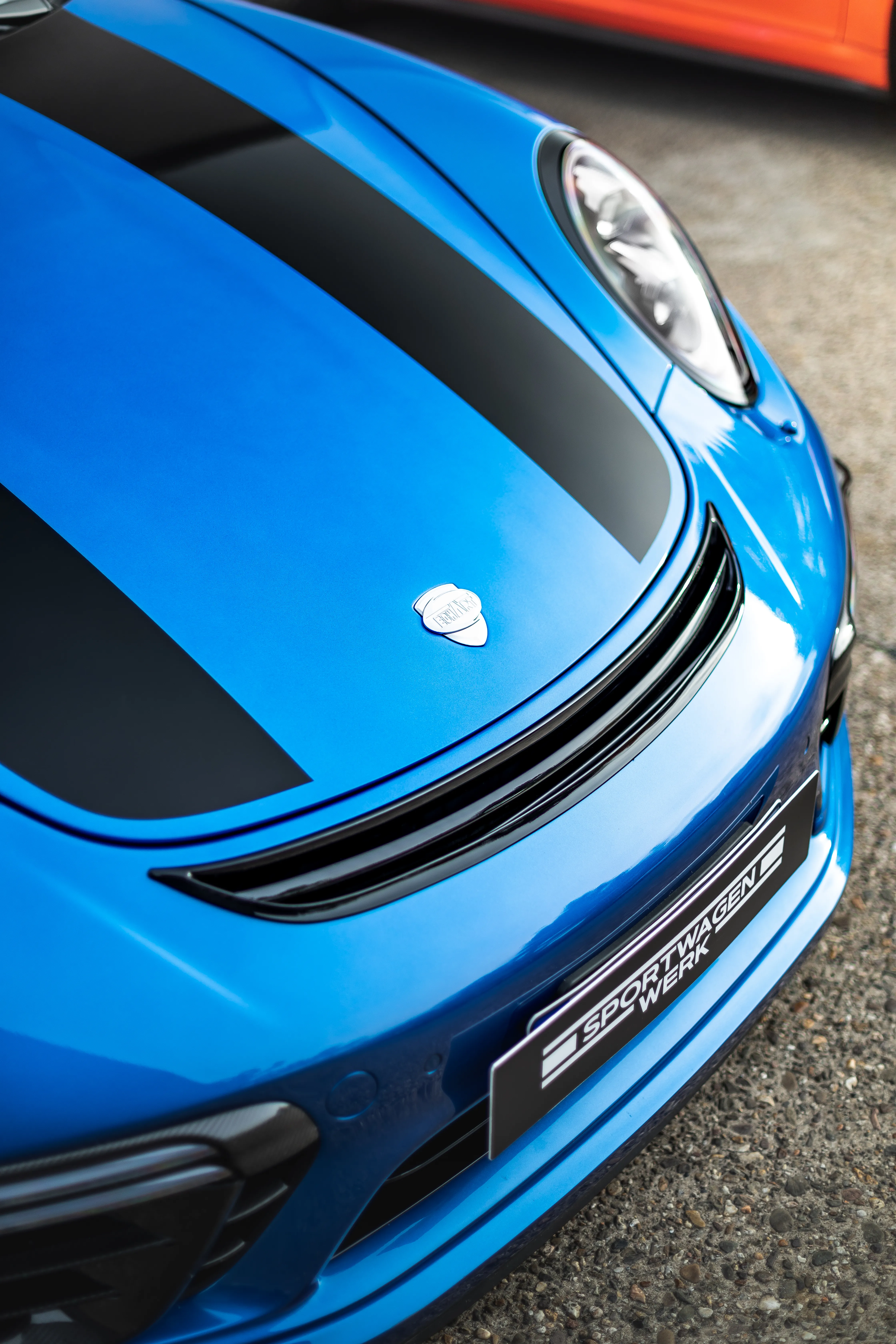 TechArt Porsche 911 991.2 Turbo S Motorhaube mit TechArt Logo